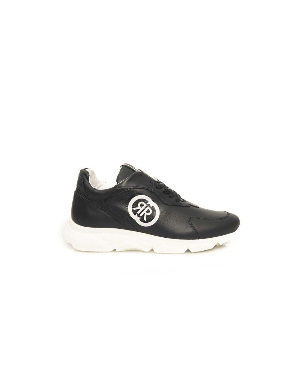 Cerruti 1881 Black Cow Leather Sneaker for men