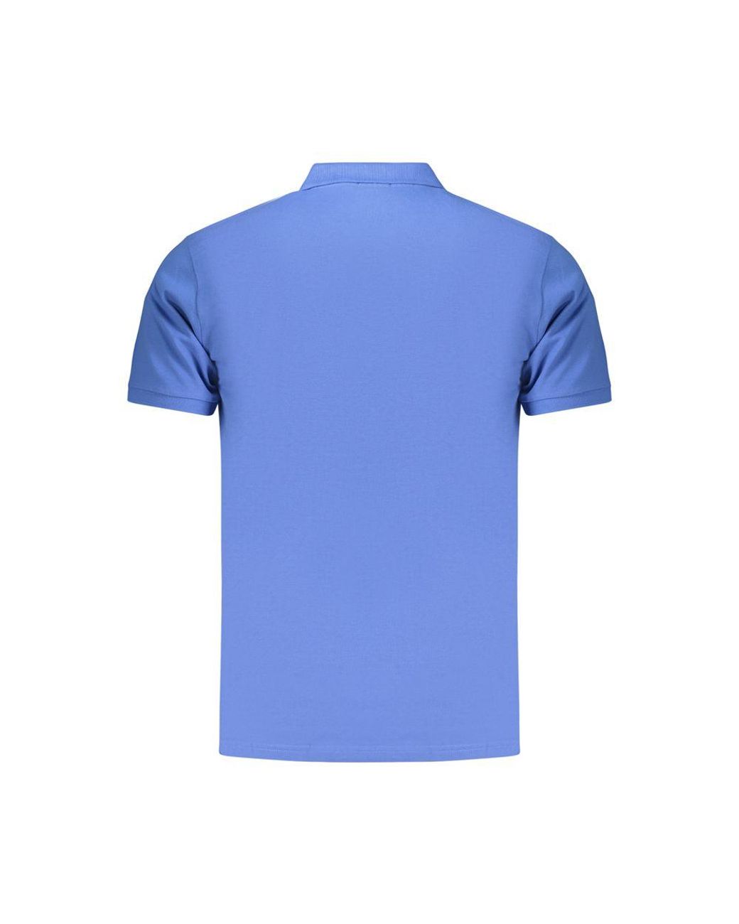 COVERI MOVING Blue Cotton Men's Polo Shirt for men