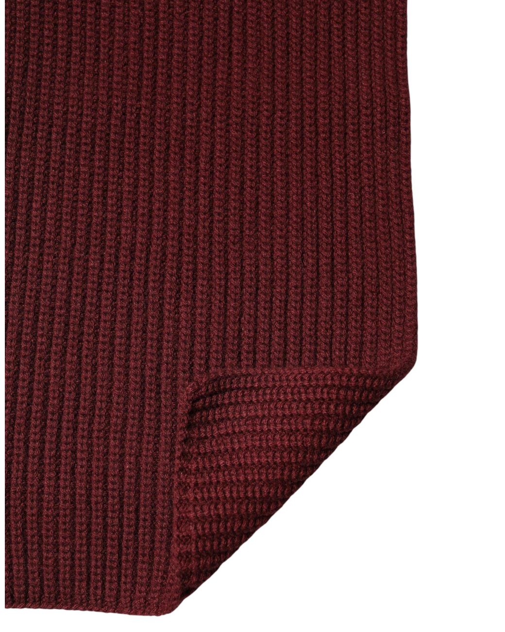 Dolce & Gabbana Red Cashmere Knitted Neckwrap Shawl Scarf for men