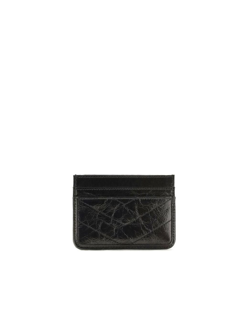 Saint Laurent Black Calf Leather Bos Taurus Wallet