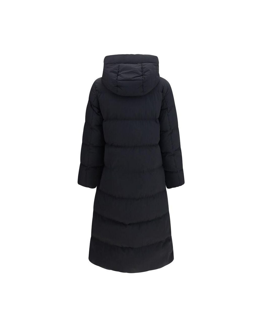 Woolrich Blue Black Polyamide Coat