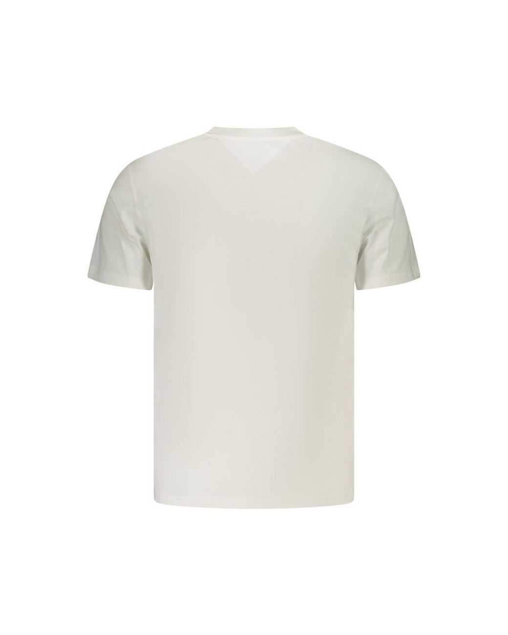 Converse White Cotton T-Shirt for men