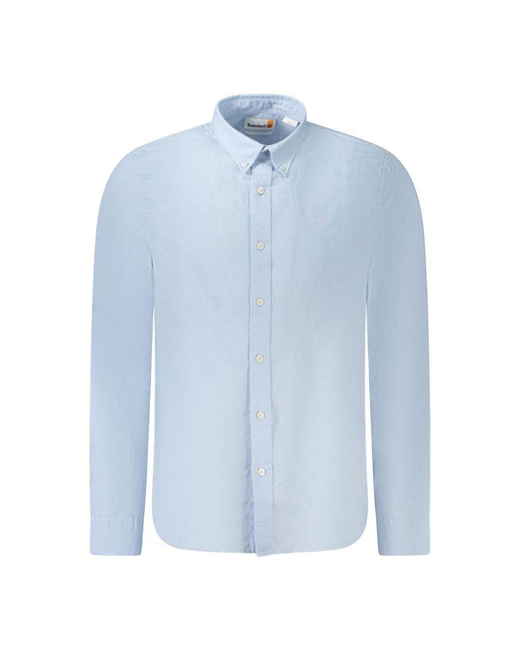 Timberland Light Blue Cotton Shirt for men