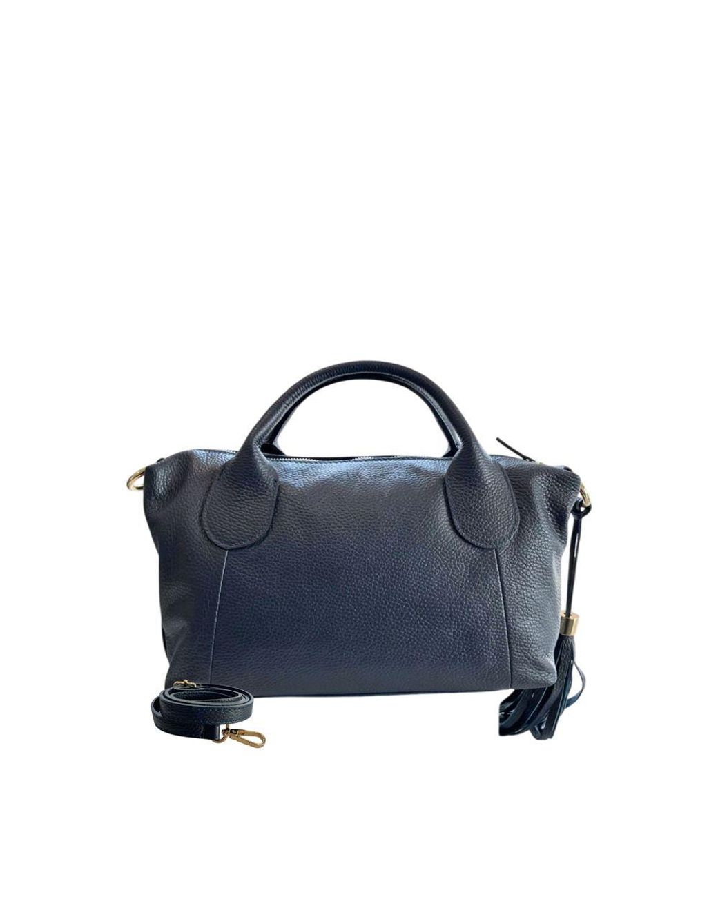 Baldinini Blue Leather Handbag