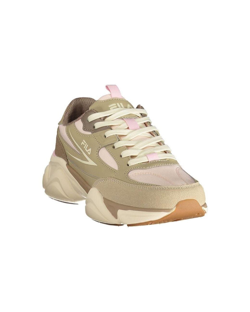 Fila Metallic Beige Polyurethane 's Sneaker