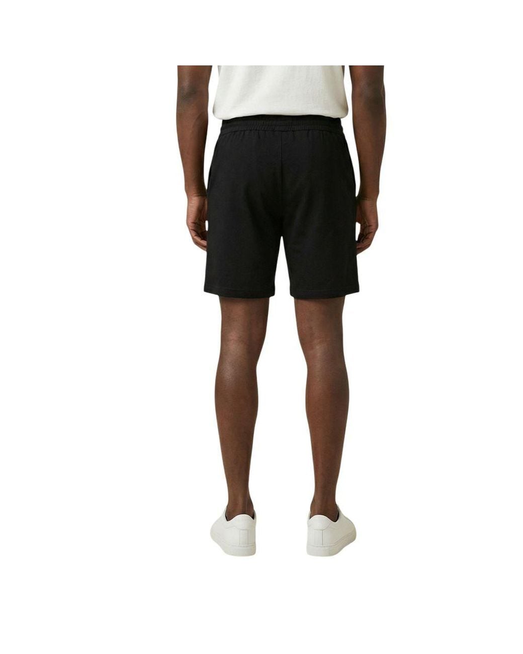The North Face Black Cotton Bermuda Shorts for men