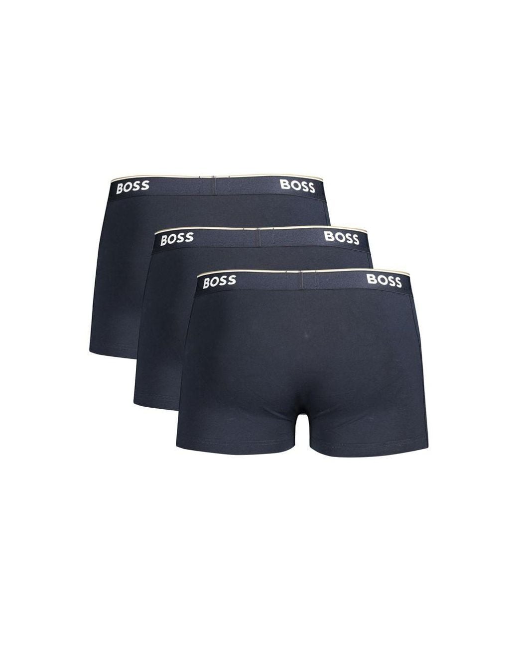 Boss Blue Blu Cotton Men Boxer for men