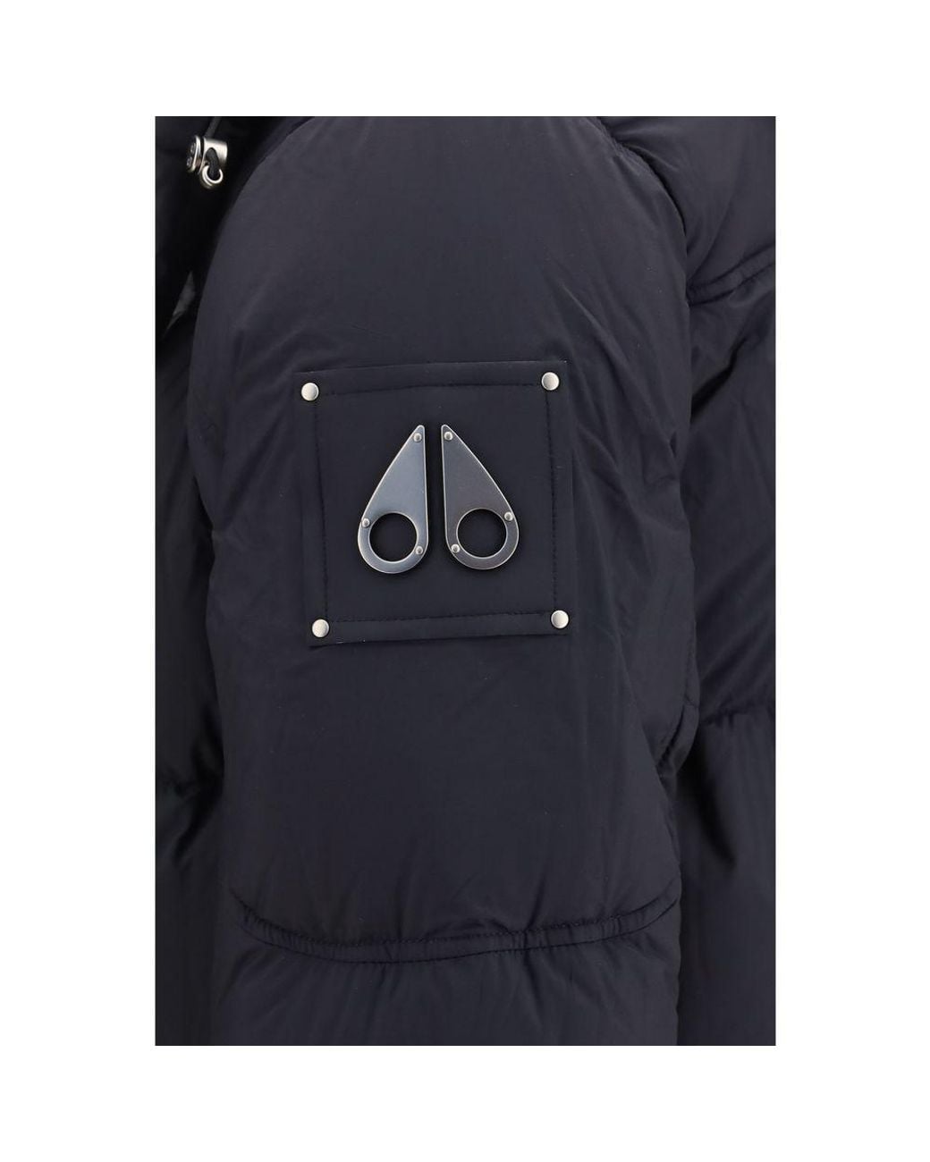 Moose Knuckles Blue Black Nylon Full for men