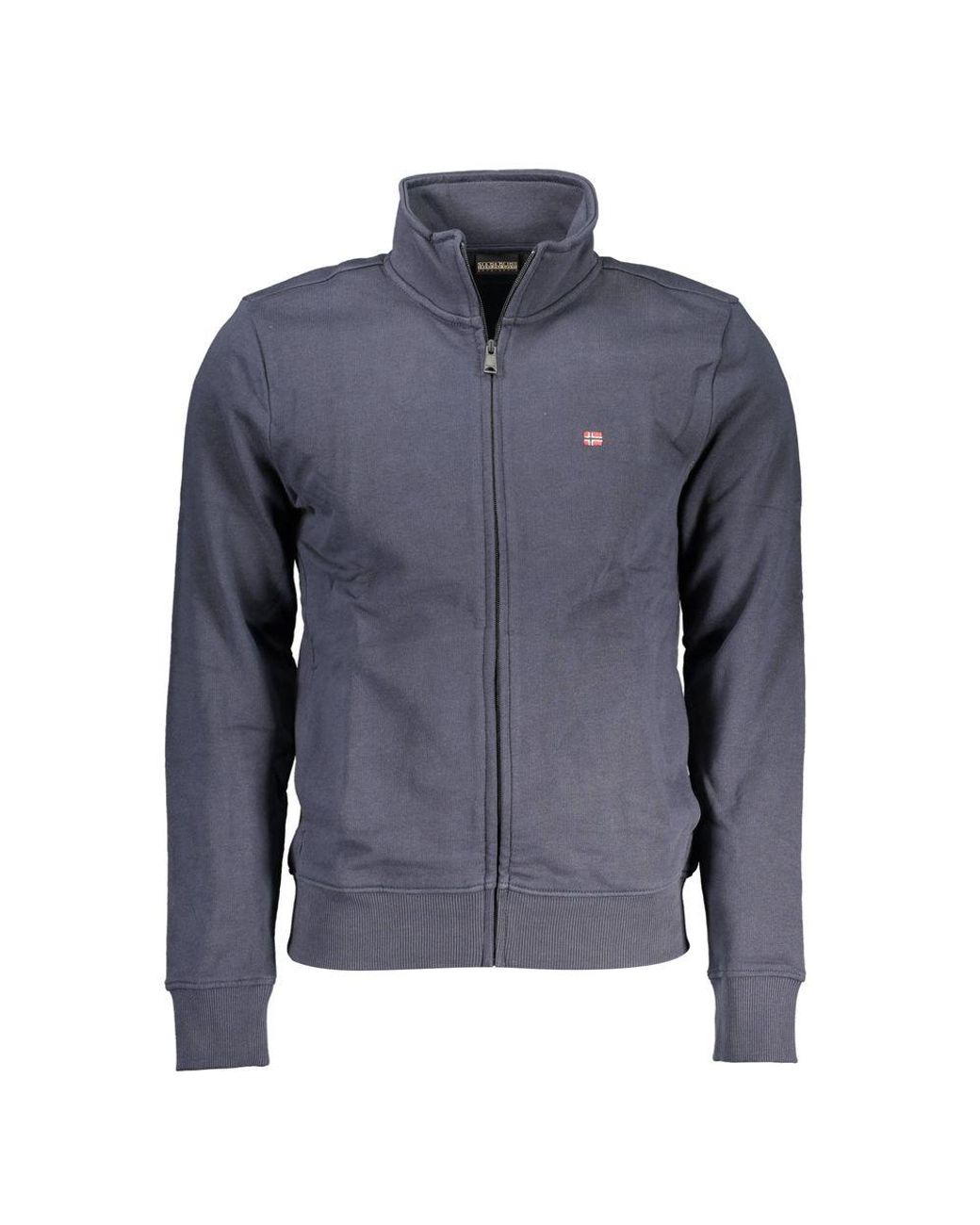 Napapijri Blue Cotton Men Sweater for men