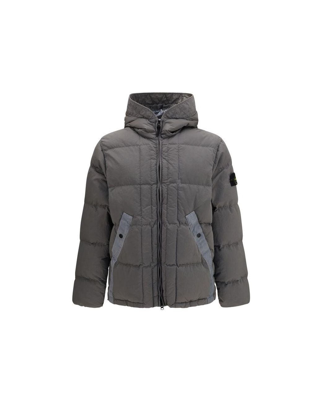 Stone Island Gray Polyamide Shell Jacket for men