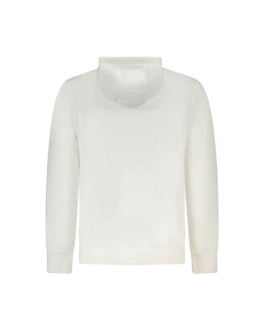 North Sails White Cotton Men's Hooded Sweatshirt for men