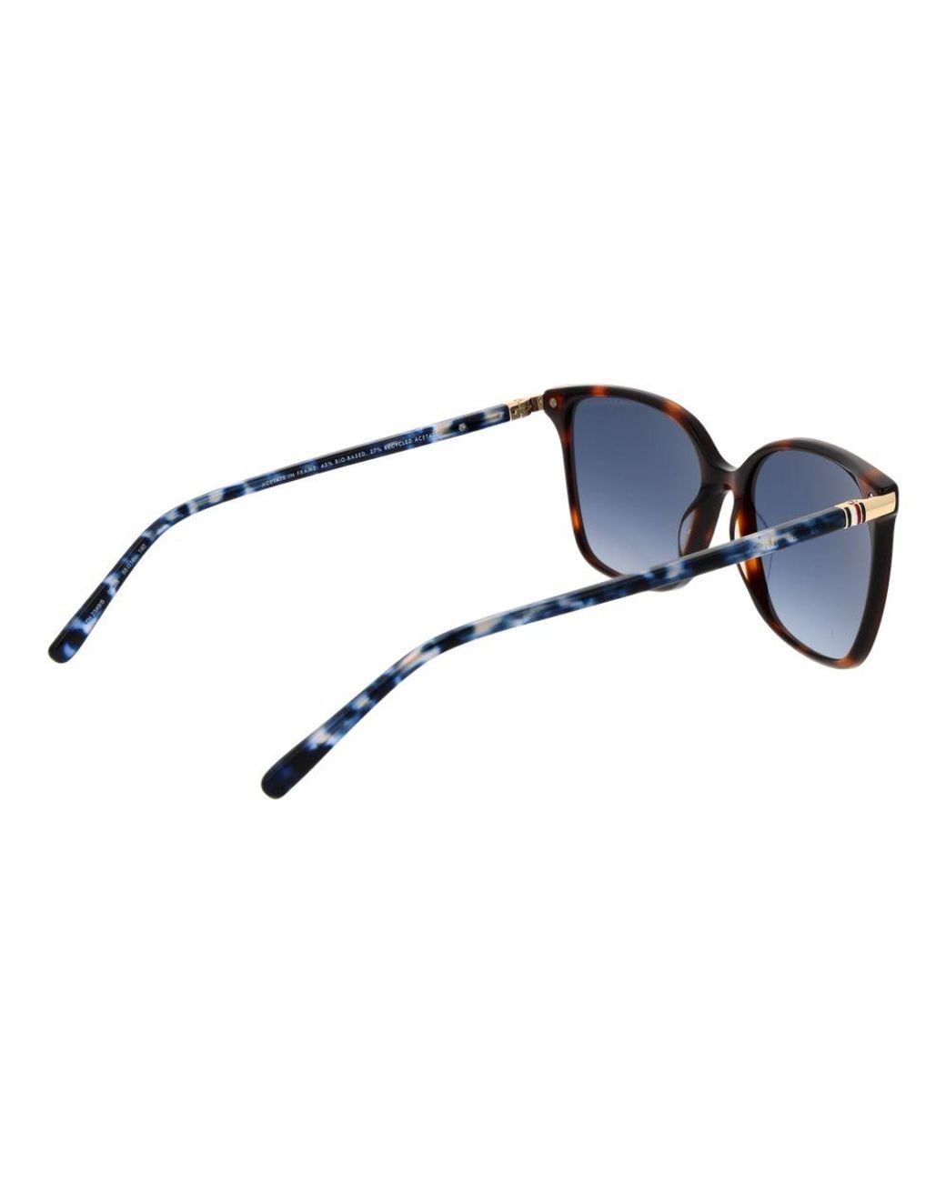Tommy Hilfiger Blue Brown Acetate Sunglasses