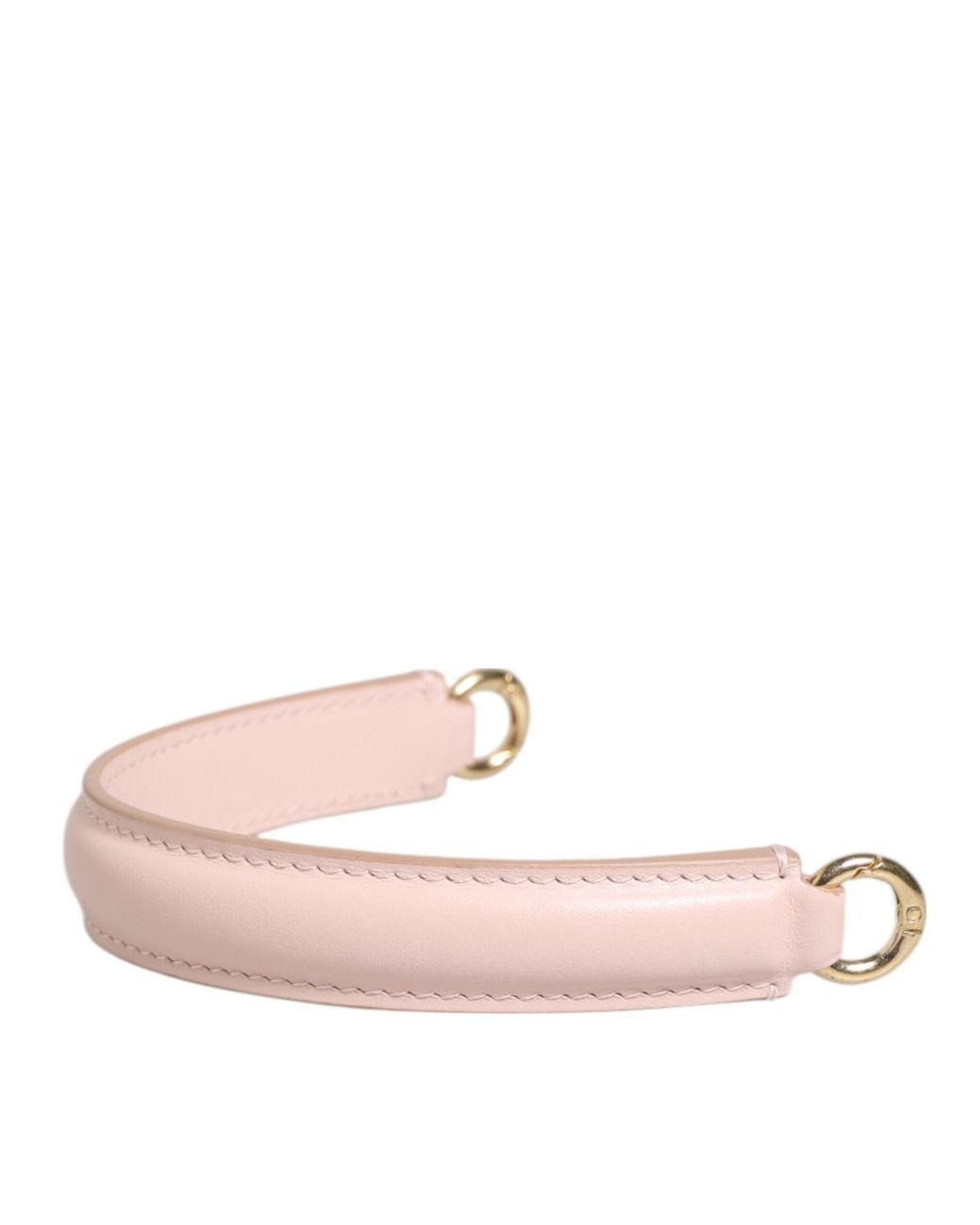 Dolce & Gabbana Pink Leather Tone Big Bag Handle Shoulder Strap