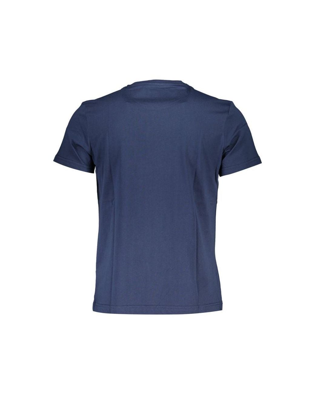 La Martina Blue Cotton T-Shirt for men