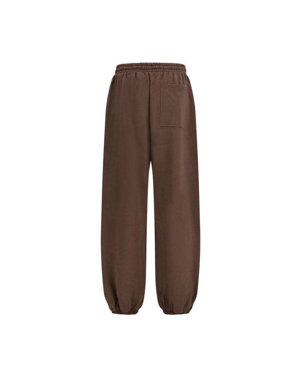 Palm Angels Brown Cotton Joggers (Workout Pants) for men