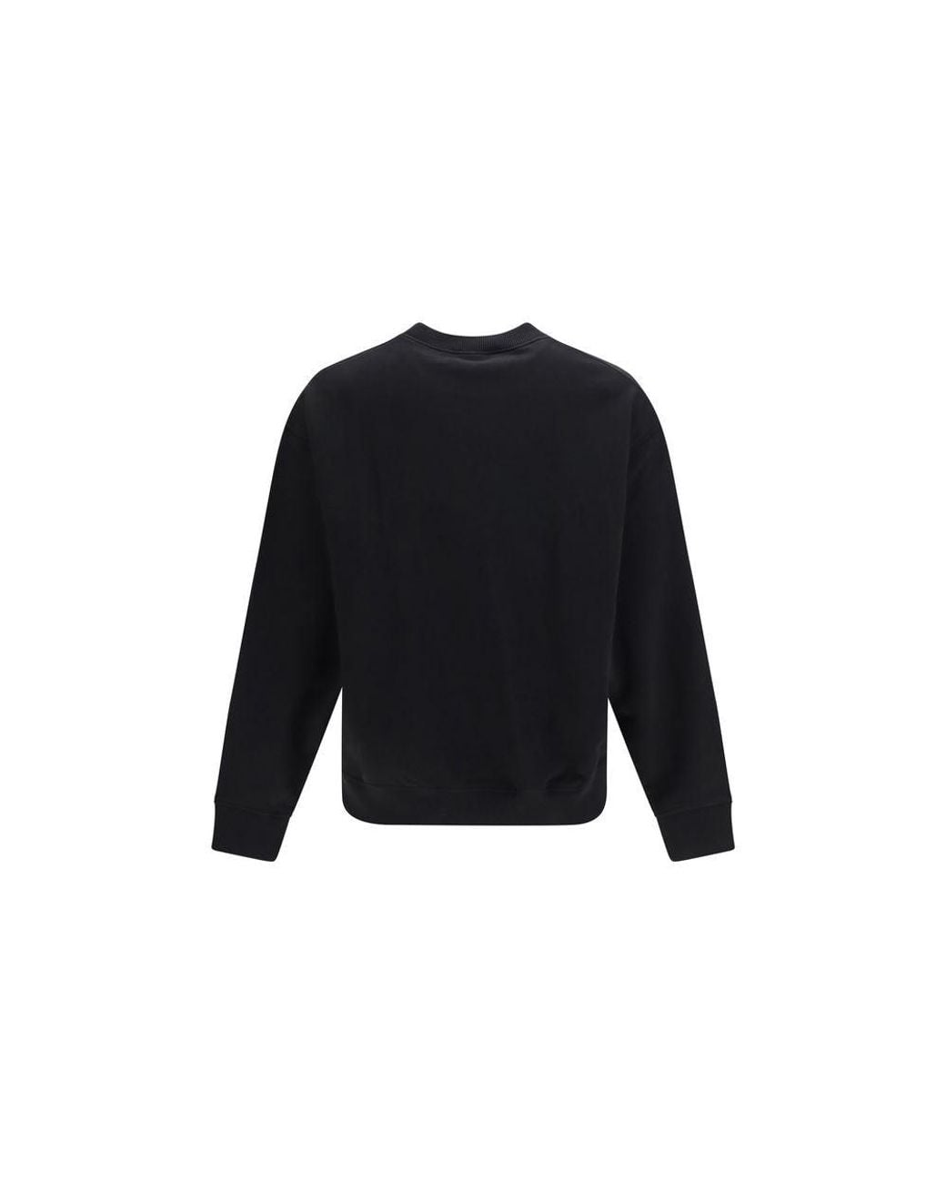 Palm Angels Black Cotton Sweatshirt for men