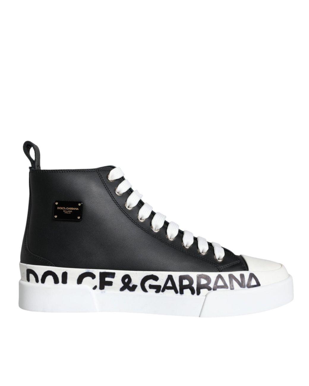 Dolce & Gabbana Black Faux Fur Mid Calf Boots Shoes