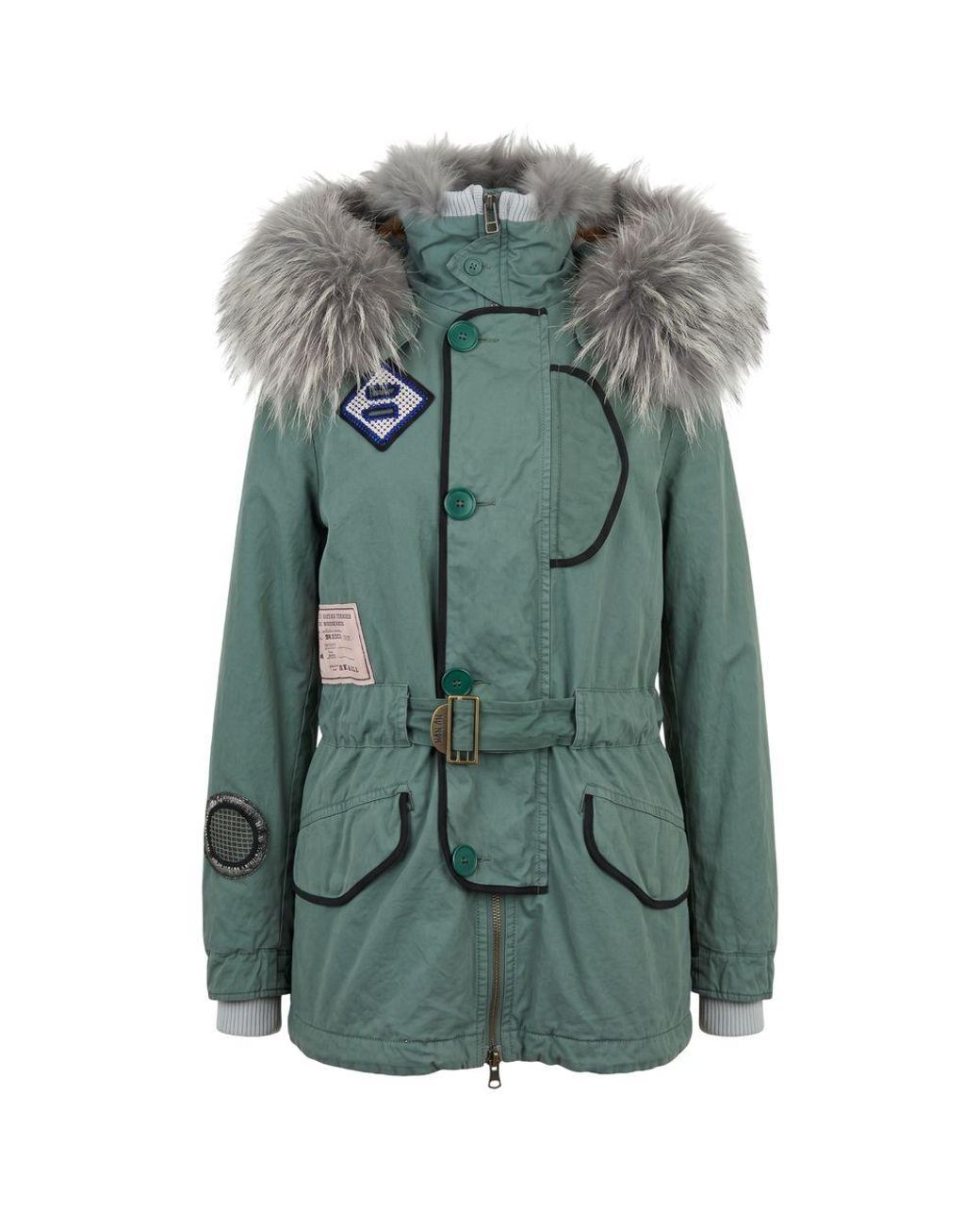 MR & MRS Green Cotton Jacket
