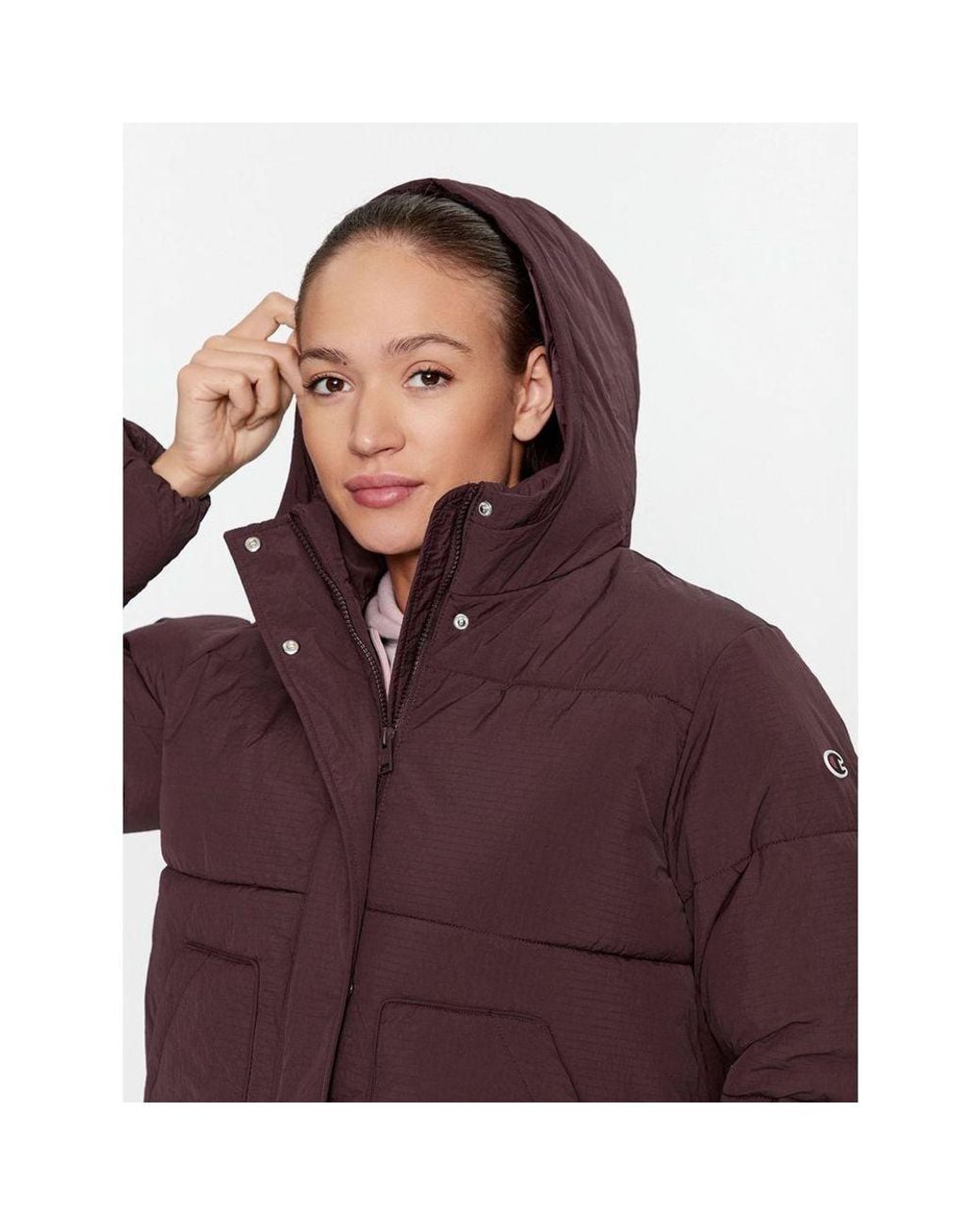 Champion Red Polyamide Parka