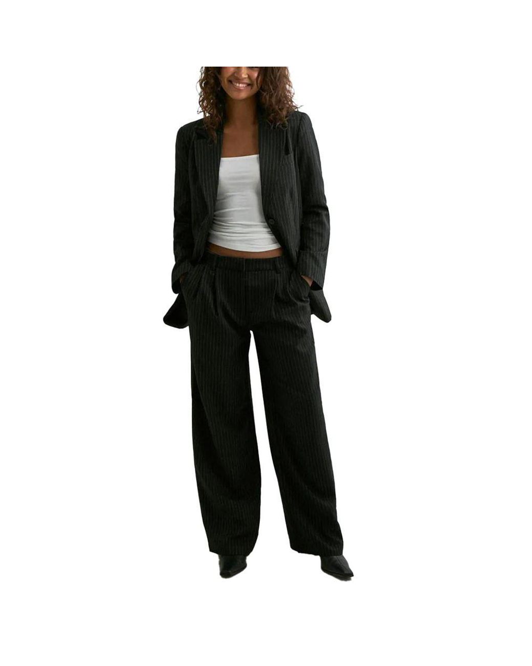 ONLY Black Recycled Polyester Blazer
