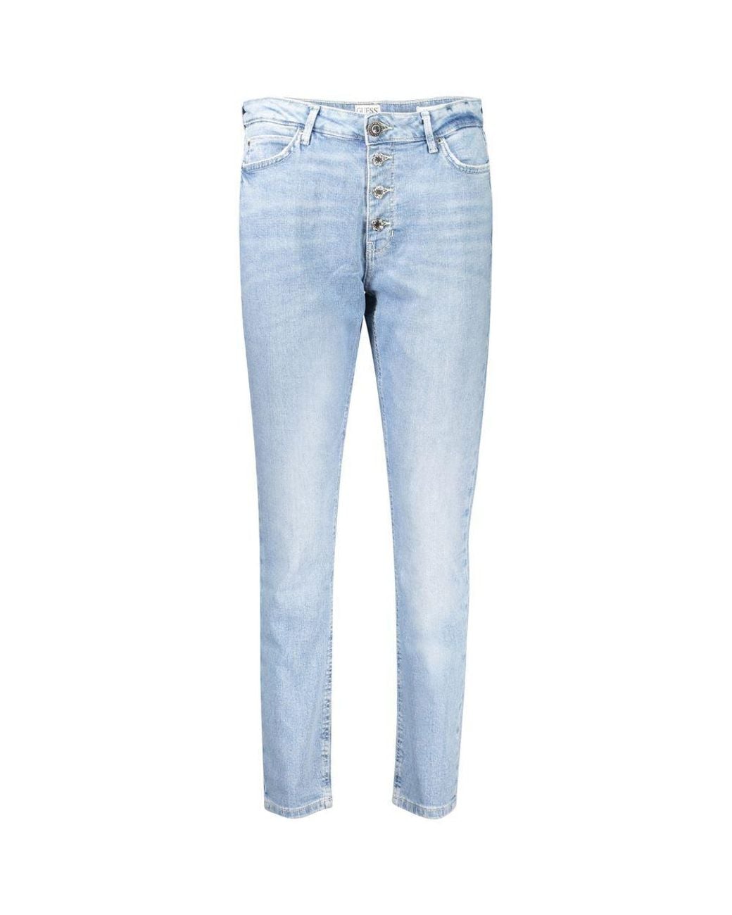 Guess Light Blue Cotton Jeans & Pant