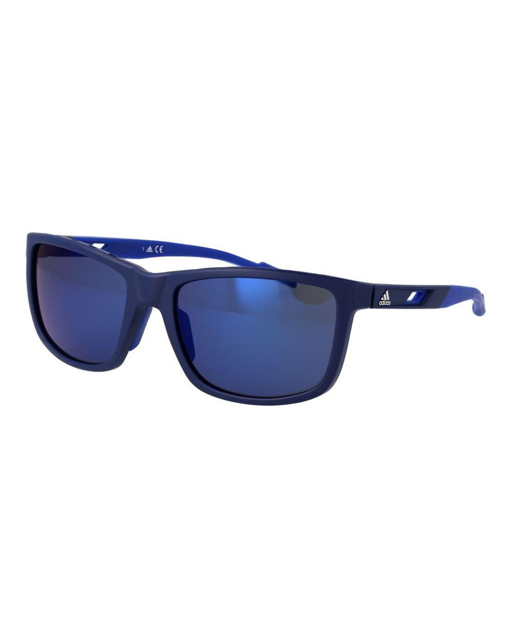Adidas Blue Plastic Sunglasses for men