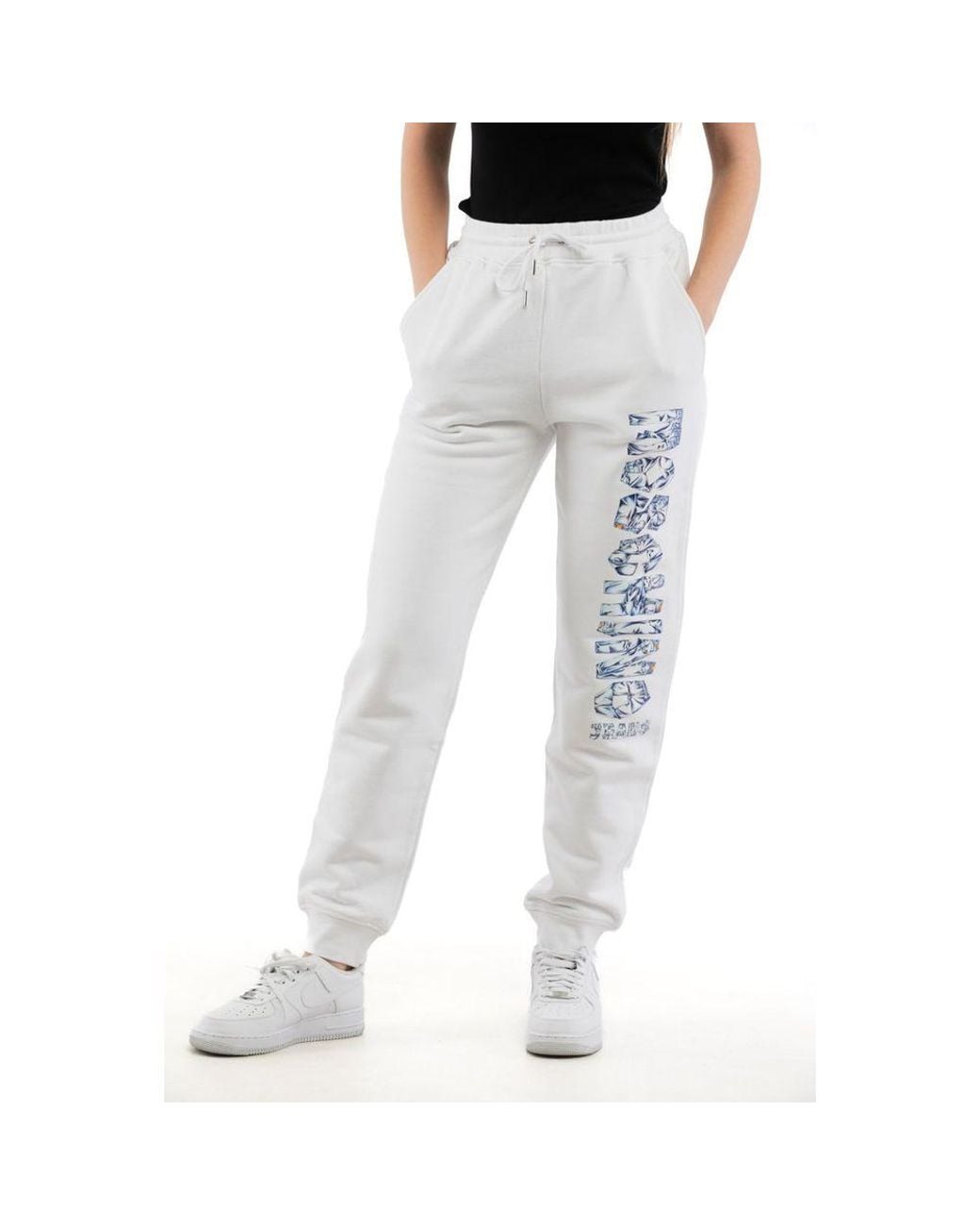 Moschino Gray Multicolor Cotton Joggers (workout Pants)