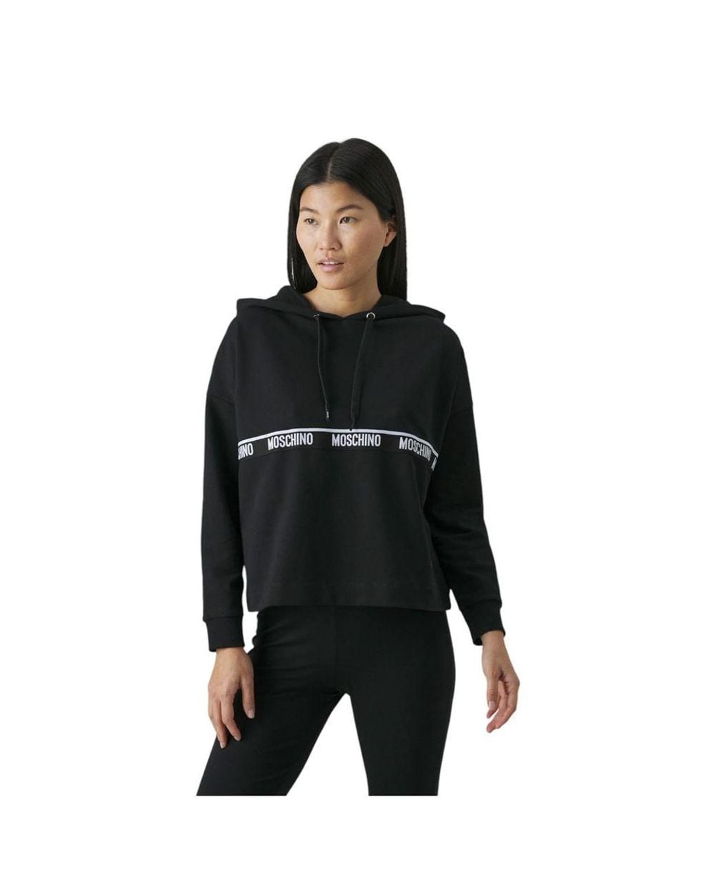 Moschino Black Cotton Sweatshirt