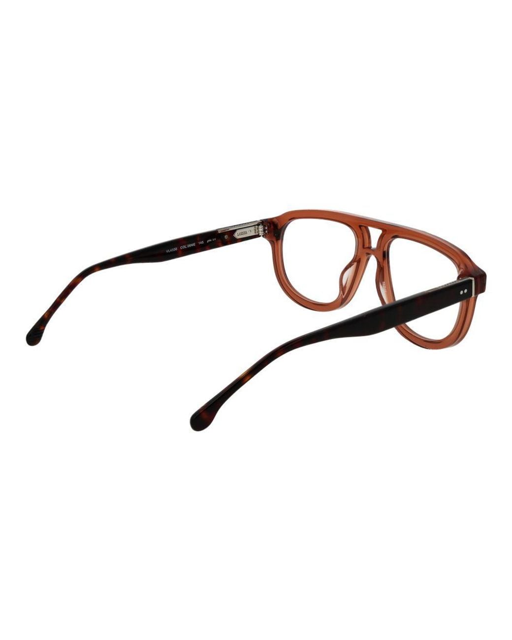 Lozza Brown Cellulose Acetate Glasses (Frames) for men