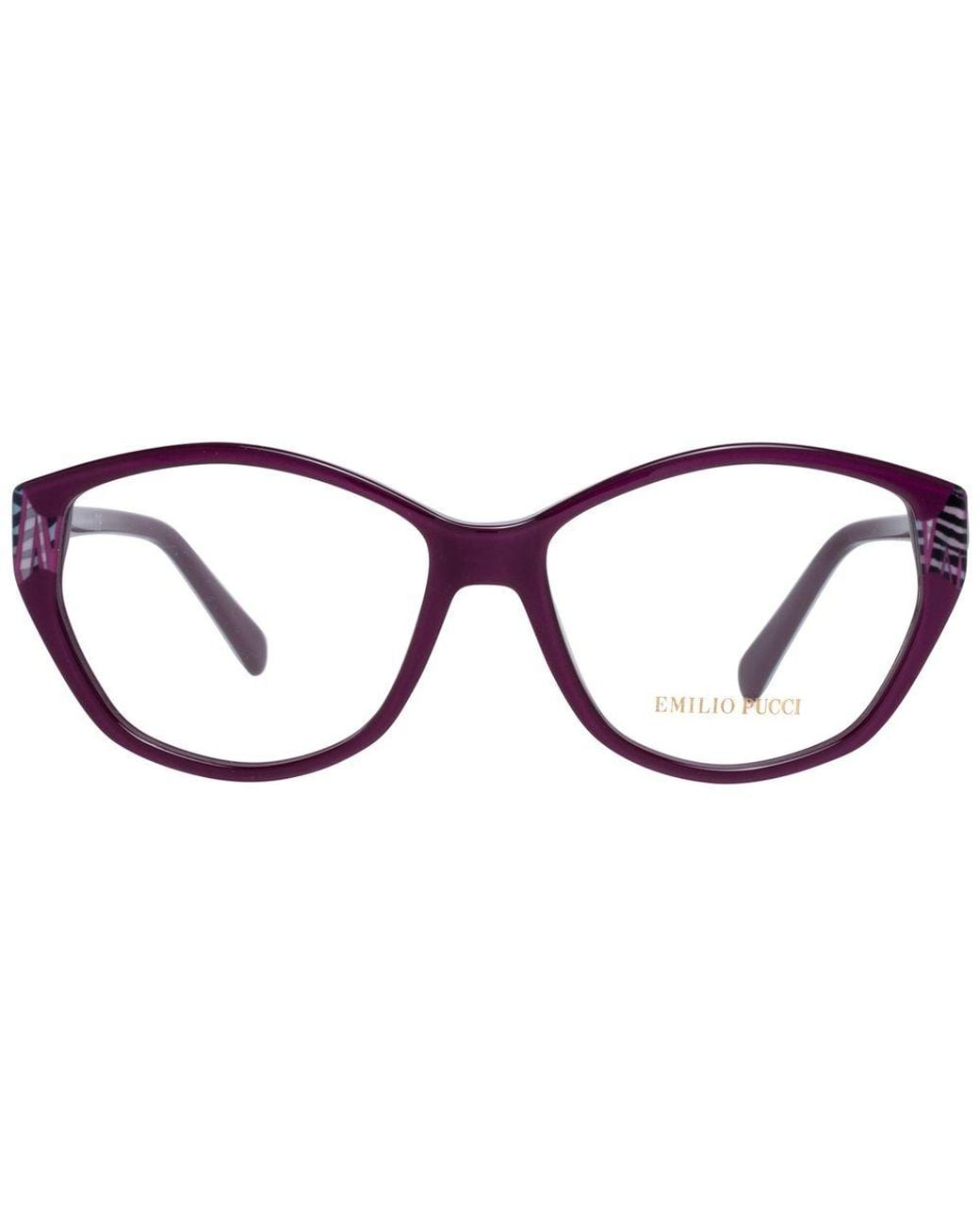 Emilio Pucci Brown Purple Optical Frames