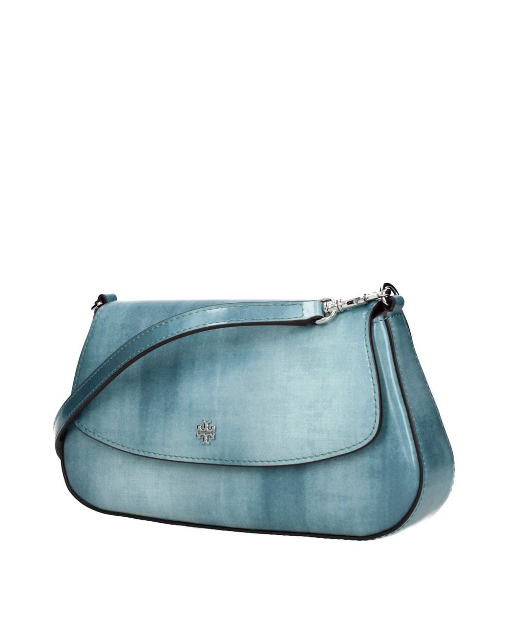 Tory Burch Blue Leather Crossbody Bag