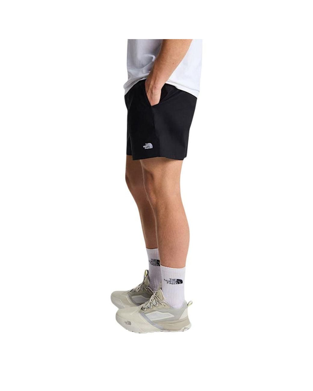 The North Face Blue Black Nylon Bermuda Shorts for men