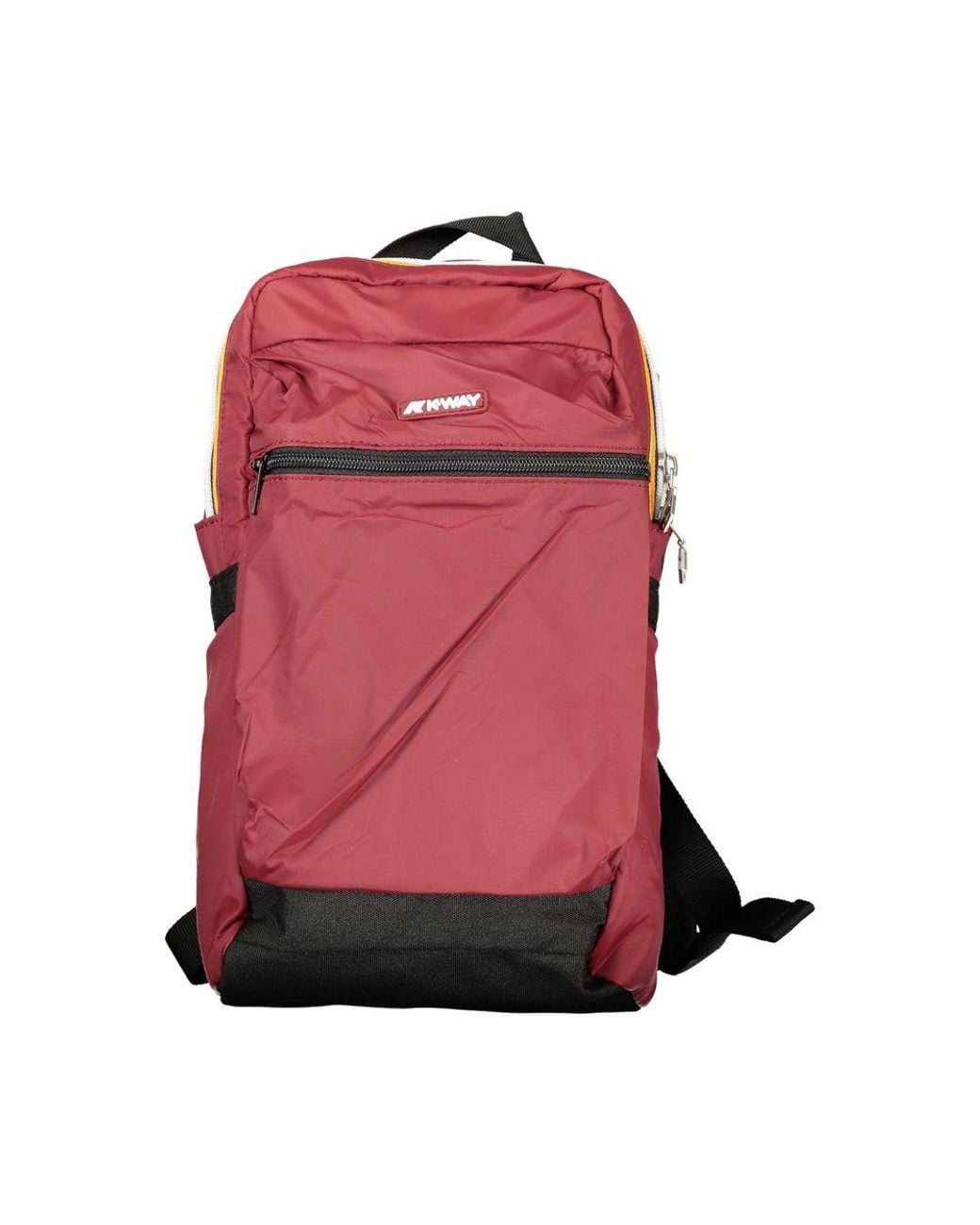 K-Way Red Polyamide Backpack