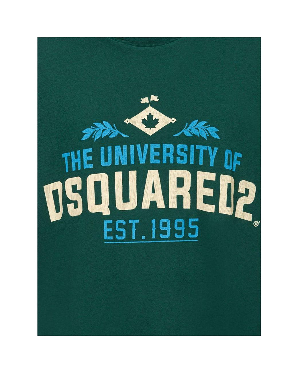 DSquared² Green ² Cotton T-Shirt for men
