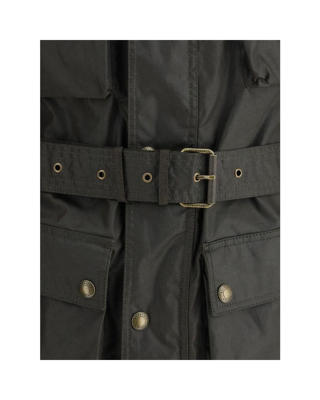 Belstaff Black Bicolor Cotton Full for men