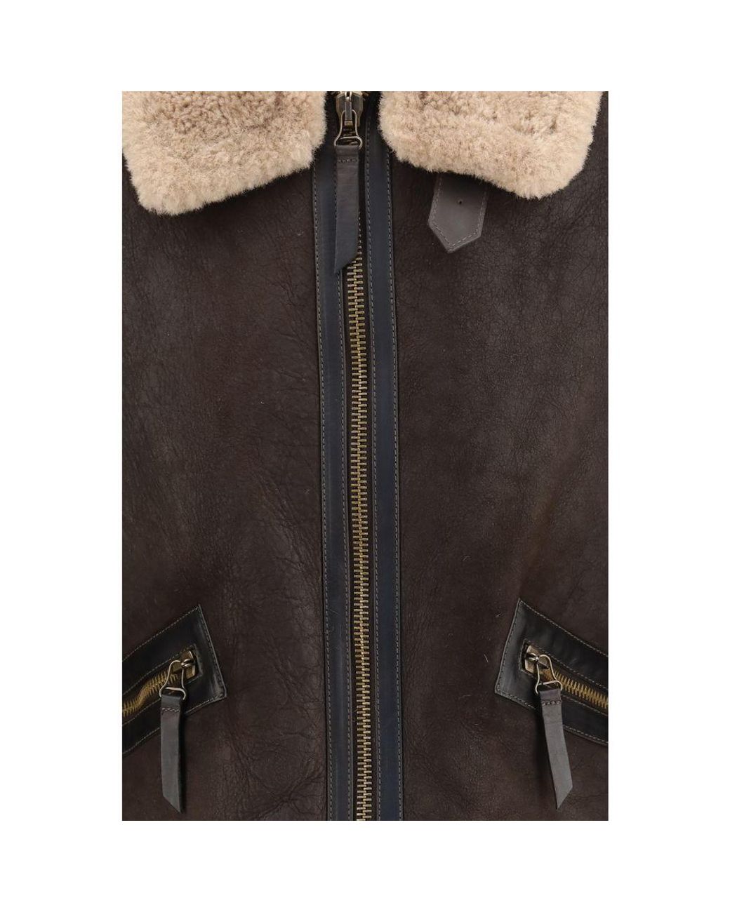 Belstaff Black Brown Lamb Leather Full for men