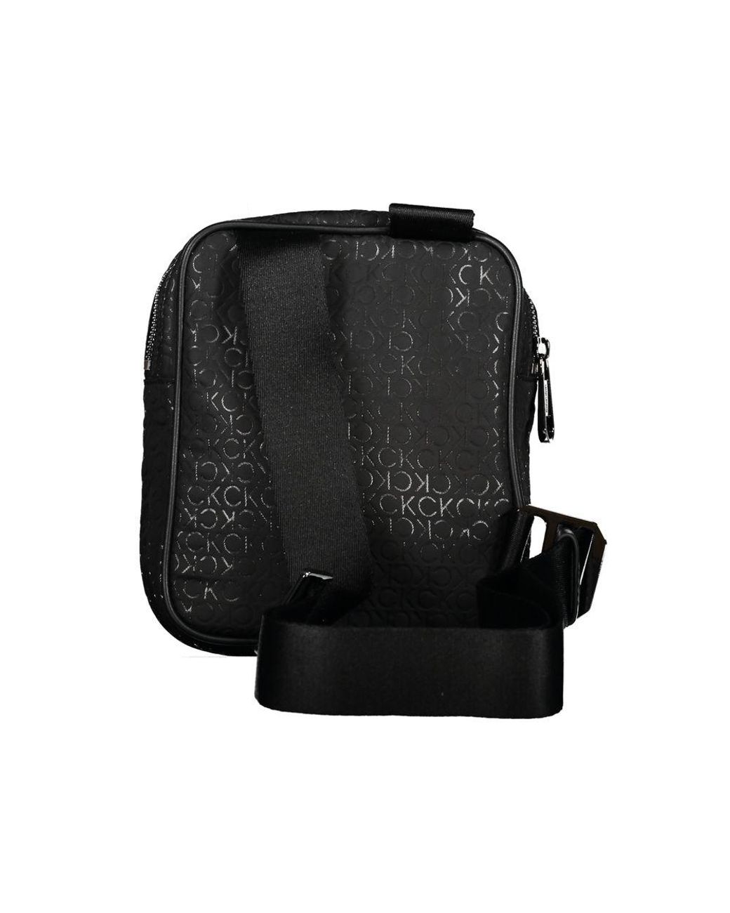 Calvin Klein Black Sleek Urban Shoulder Bag With Contrast Details for men