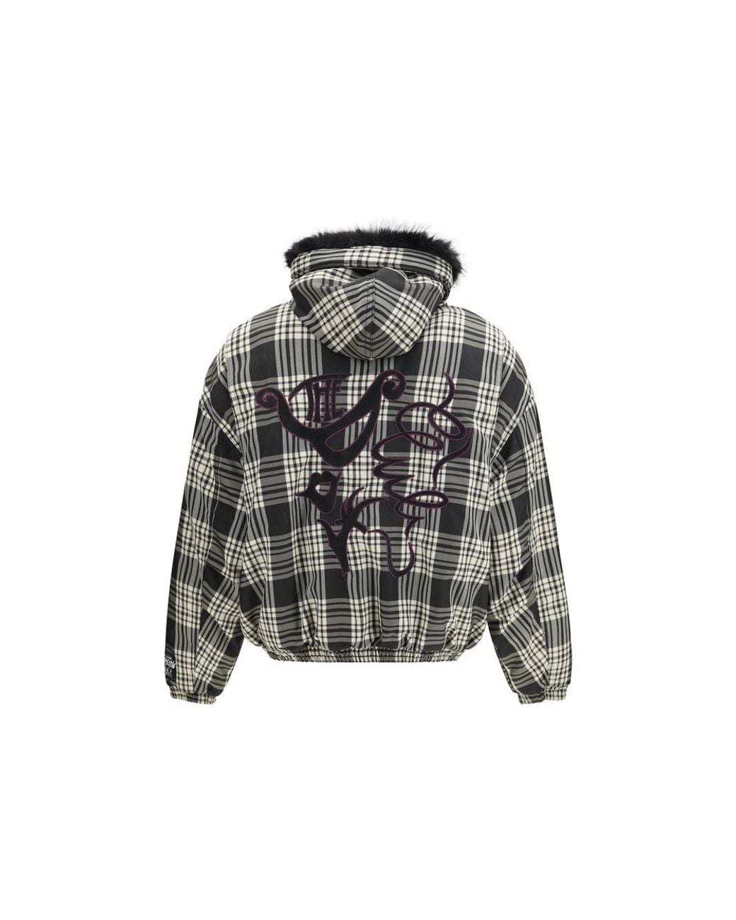 PDF CHANNEL Black Polyester Bomber for men