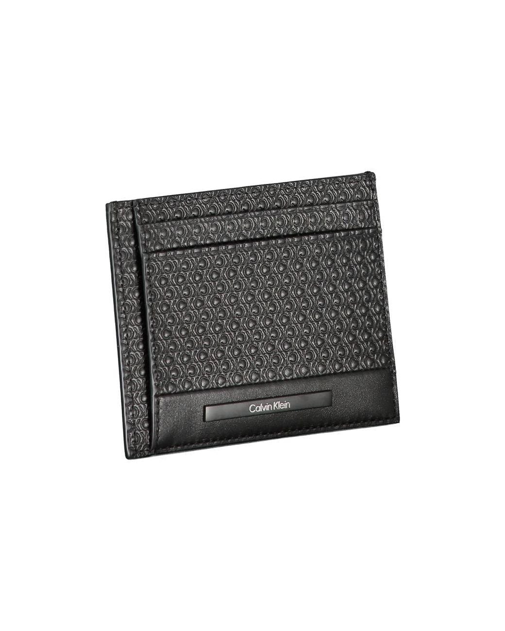 Calvin Klein Black Leather Wallet for men