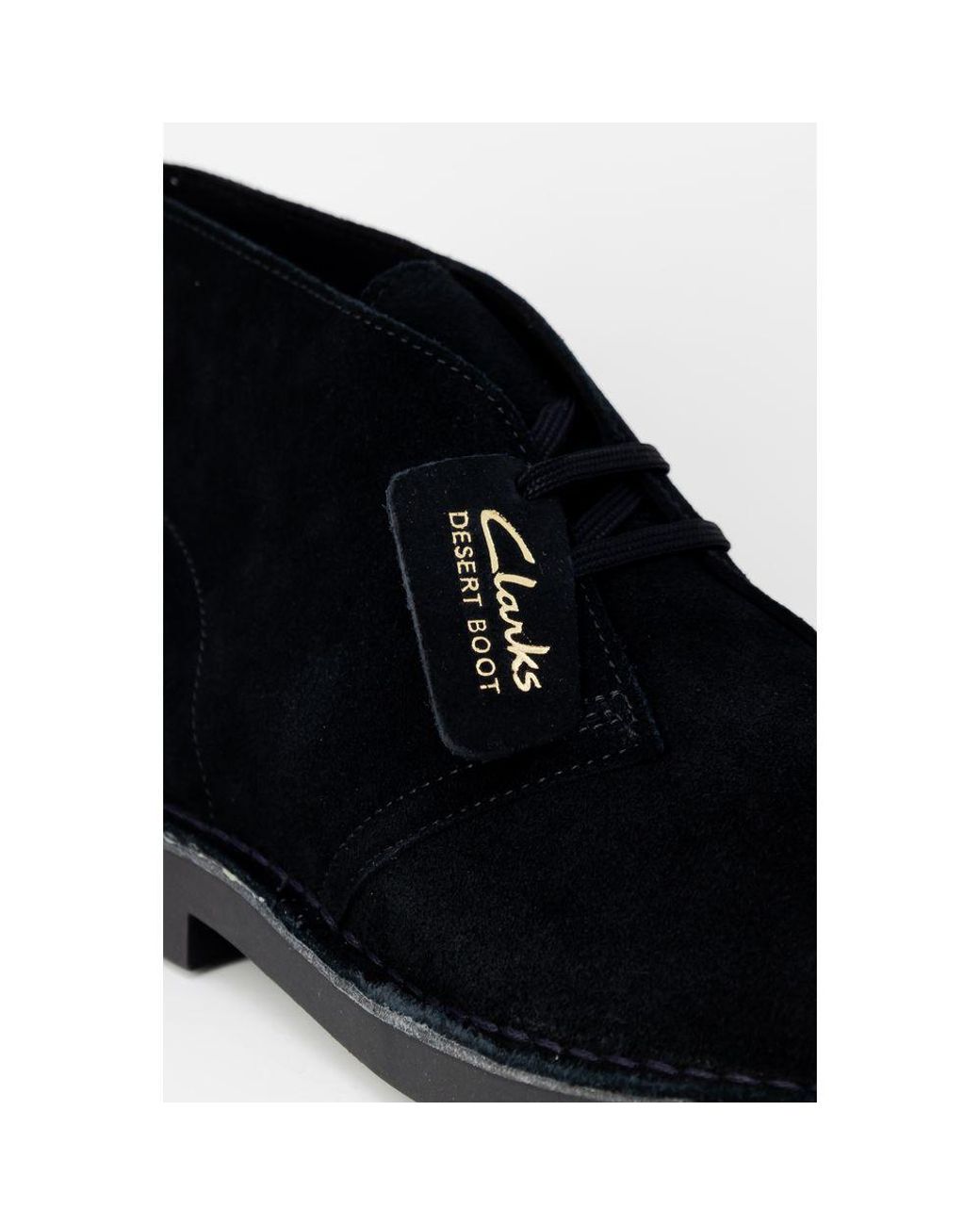 Clarks Black Leather Lace for men