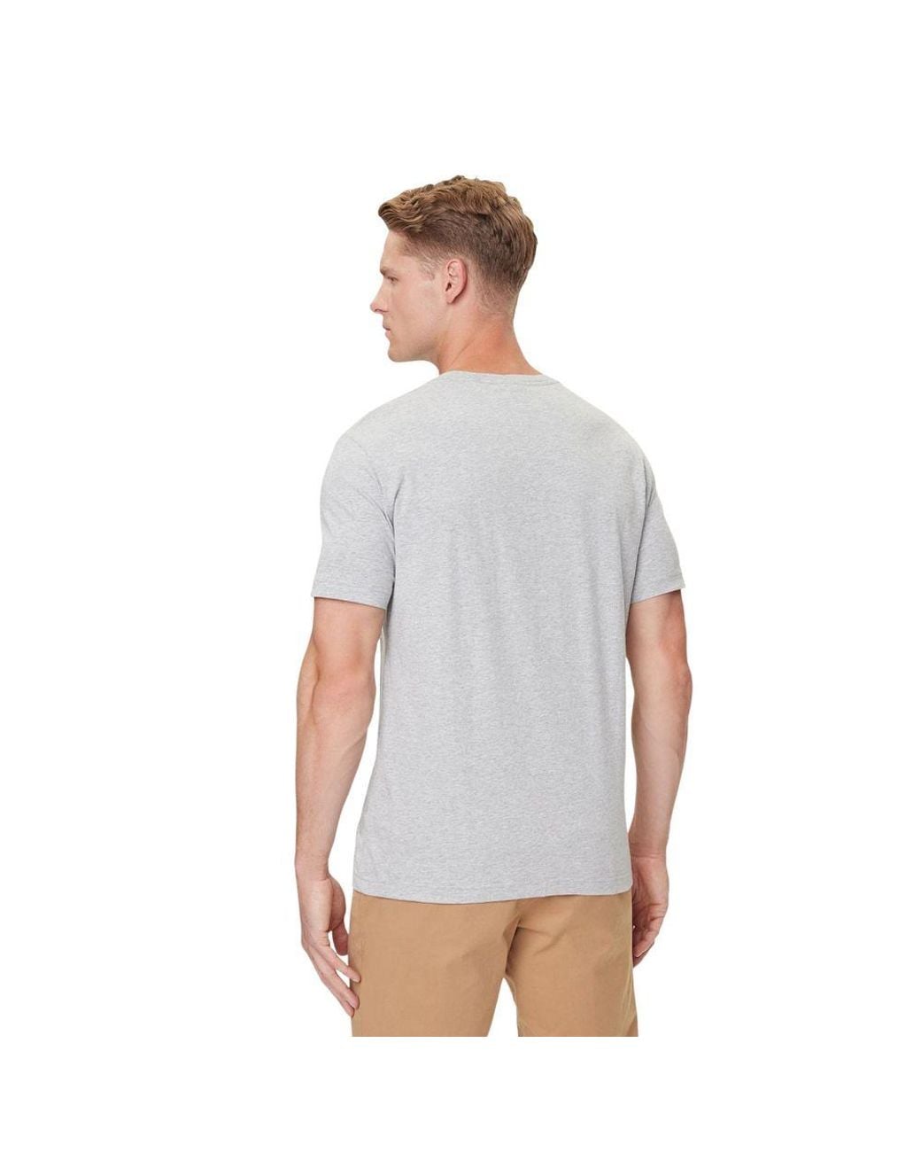 Gant White Cotton T-Shirt for men