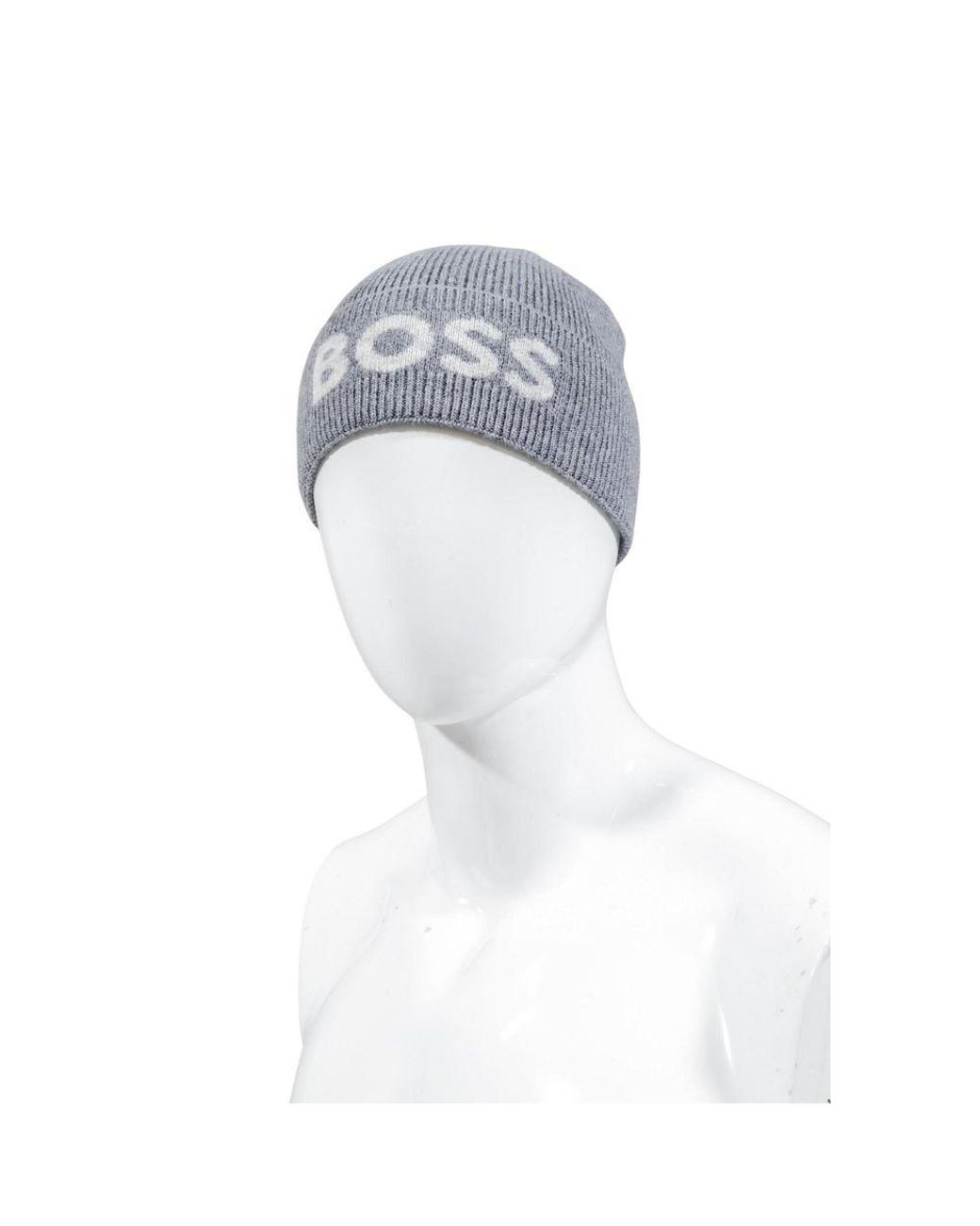 Boss Gray Recycled Polyamide Cap (baseball Hat) for men