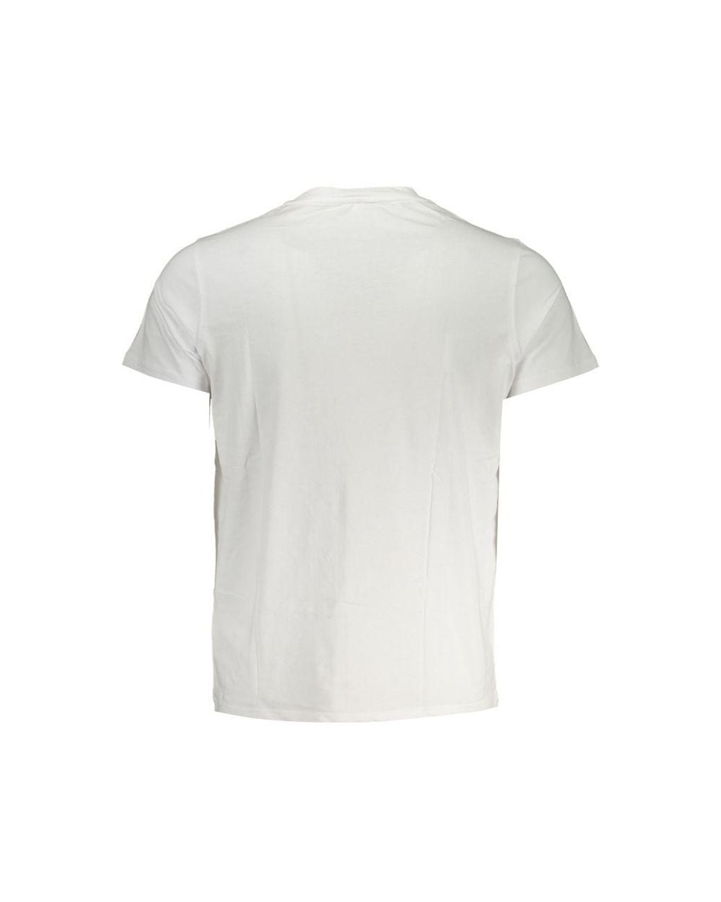 K-Way Elegant White Cotton T-shirt With Pocket Detail - Xxl for men