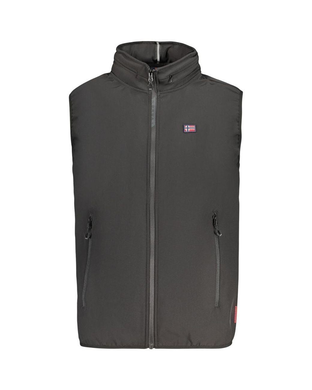 Norway 1963 Black Polyester Vest for men
