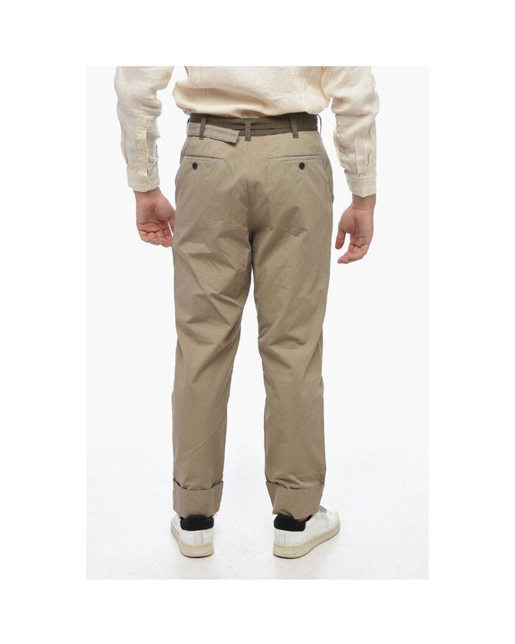 パンツ sacai 25SS Belted Cotton Chino Trouser SACAI | Belted Cotton Chino Pants | Men | Lane Crawford