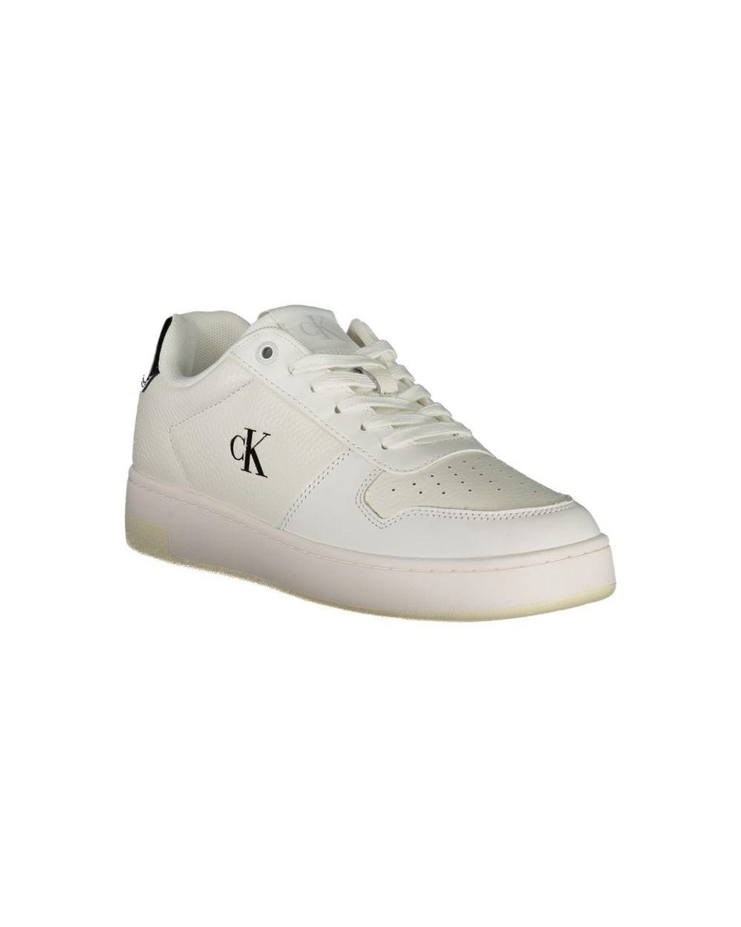 Calvin Klein White Leather Sneaker