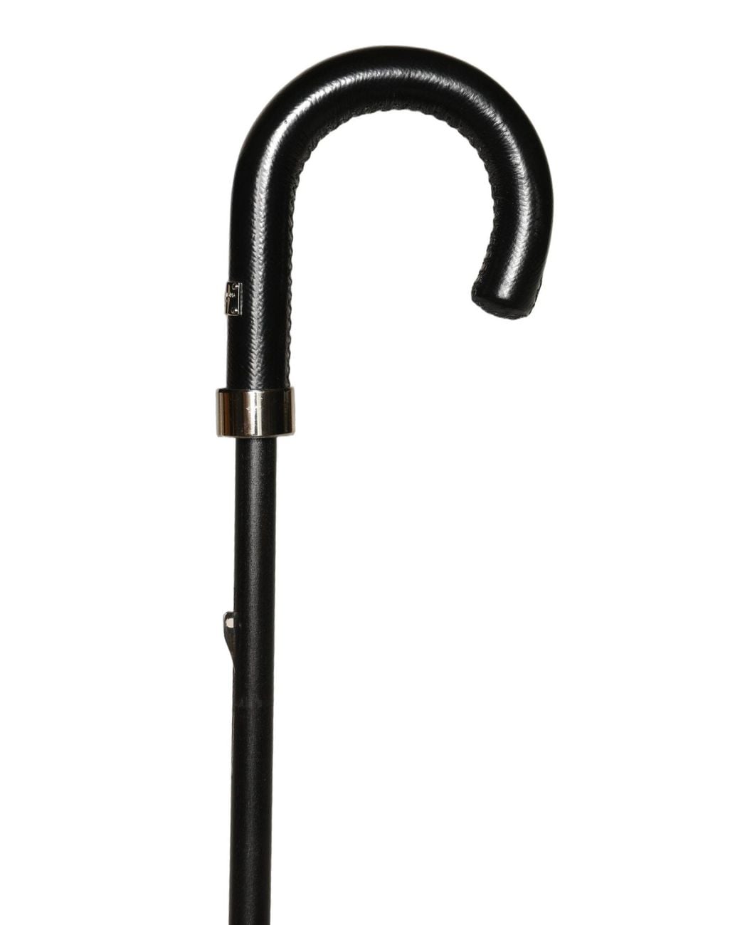 Dolce & Gabbana Multicolor Black White Gingham Check Cotton Long Handle Umbrella