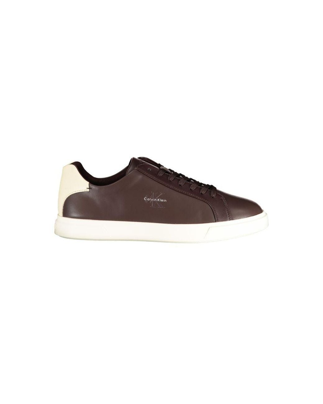 Calvin Klein Brown Polyurethane Men's Sneaker for men