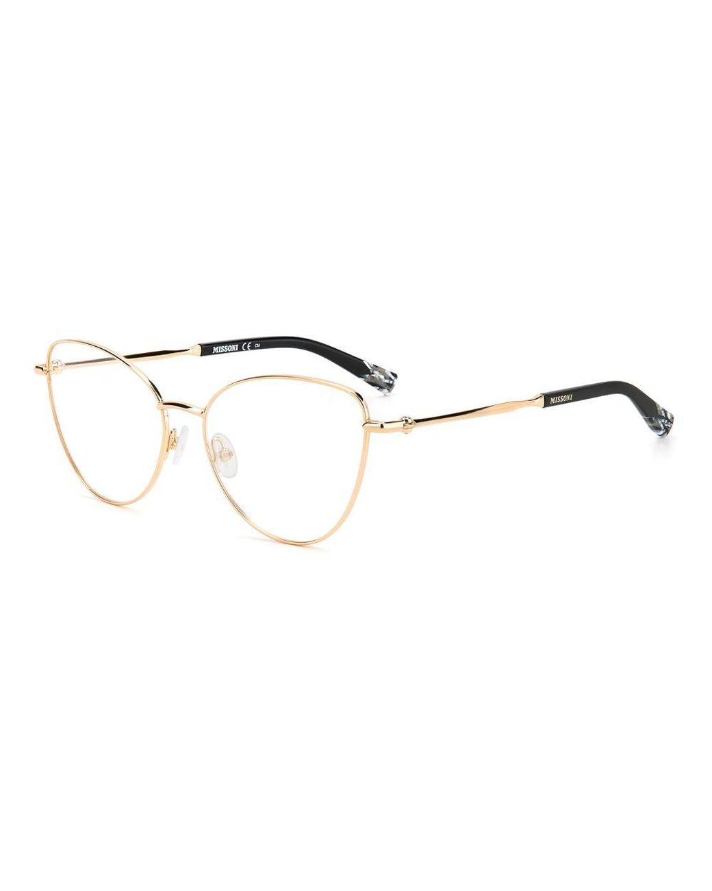 Missoni Metallic Stainless Steel Glasses (Frames)