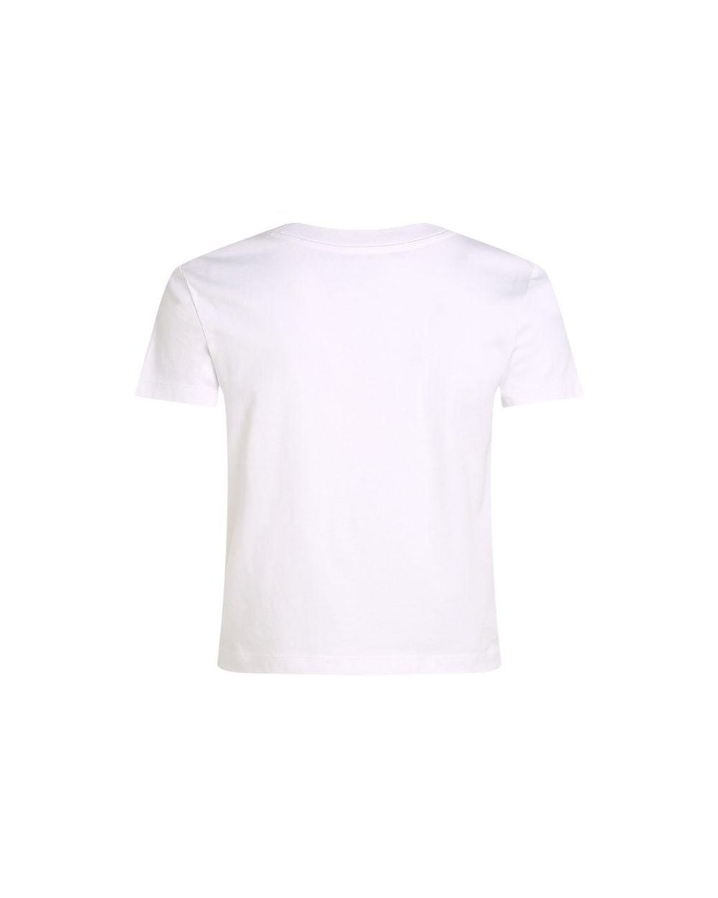 Calvin Klein White Cotton Rigenerato Tops & T
